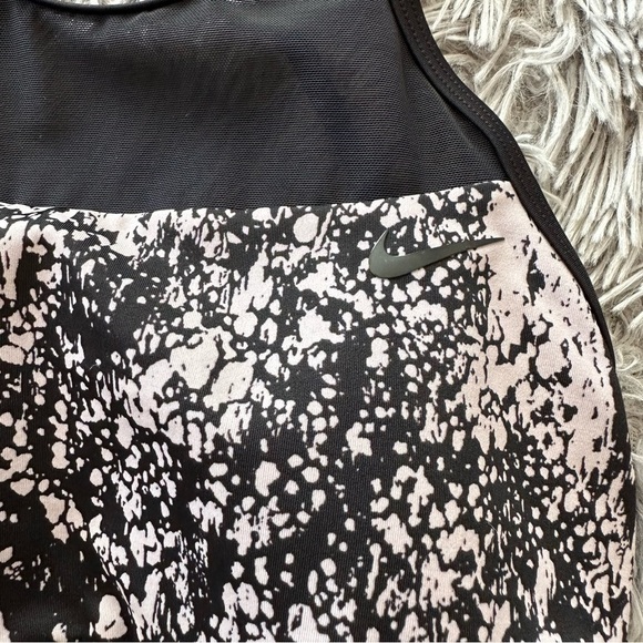 NIKE Women's HIGH NECK Mesh Swim BIKINI SPORT Top - Picture 2 of 5